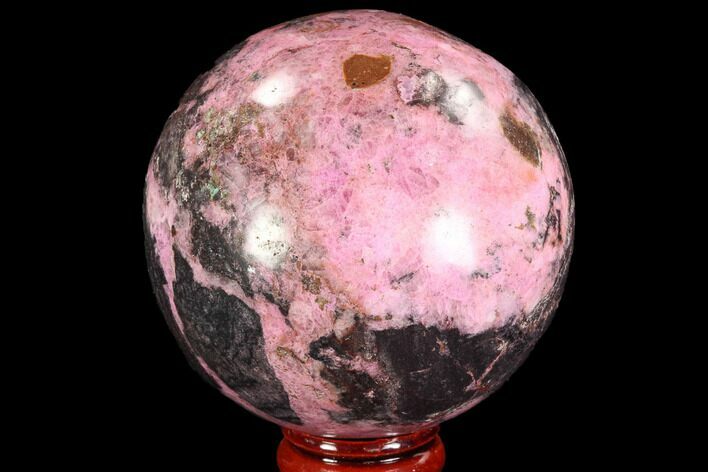 Polished Cobaltoan Calcite Sphere - Congo #95017
